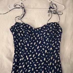 Reformation - Juliette dress. Moray, Size 6. Worn once. In great condition!